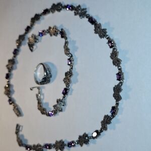 Antique Art Deco Marcasite Sterling 925 Necklace Bundle
